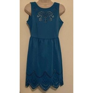 Romeo & Juliet Women's Small Aqua Dress NWT Sleeveless USA Made